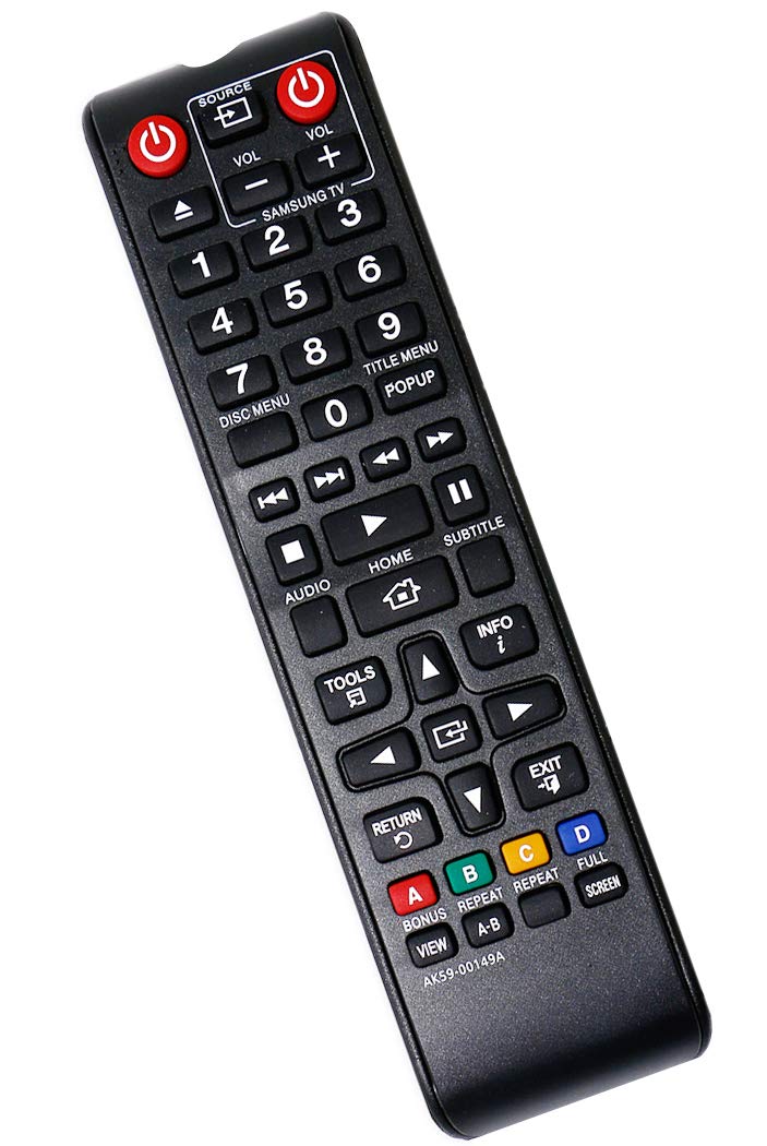 VINABTY AK5900149A TM1241 Replacement Remote Control for Samsung AK59-00149A Blu-ray Home Cinema System BD-H5900 BD-J5900 BD-F5500 BD-H5500 BD-H5500EN BDES5000 BD-J4500R BDH5900 Remote Controller