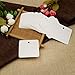 G2PLUS White Paper Gift Tags with String, 100PCS Square Hang Tags, 2.2 in Blank Present Label Tag for Gift Wrapping, Pricing, DIY Arts and Crafts, Christmas, Wedding Party Favors