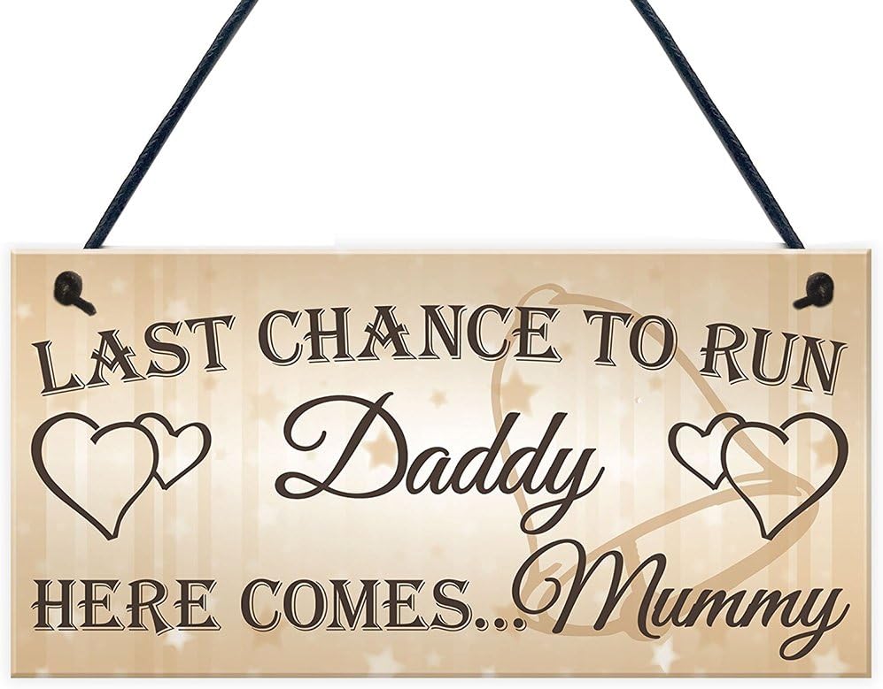 mummy and daddy plaques