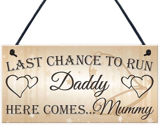 mummy and daddy plaques