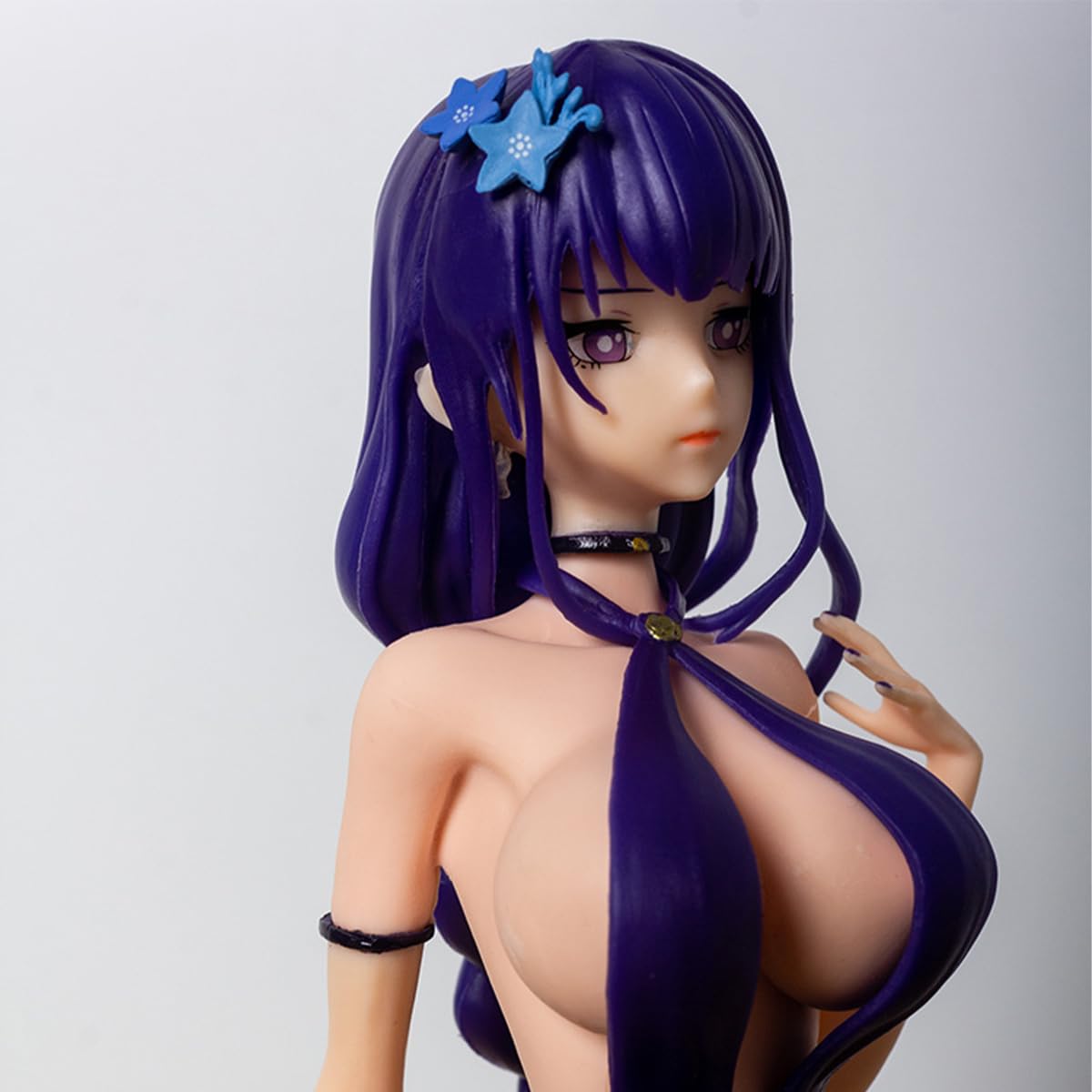 Raiden Shogun Figure 1/6 Scale - Maid Outfit - 12.6 Inches - PVC Anime Model - With Extra Arms & Legs - Game Character Collectible