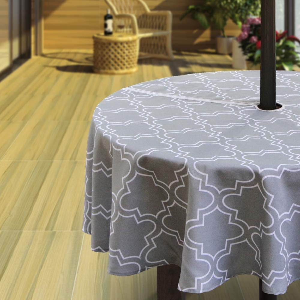 Best table cloth round with umbrella hole