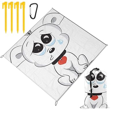 Waterproof Outdoor Camping Blanket with Cute Dog Kuwait Ubuy