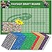Fantasy Football Draft Board 2019 Kit | 72” x 48” | 16 Teams | 540 Player Sticker Labels