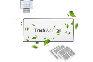 2025 Puzau MCR66849208 Air Filter Cover Decor with 3 Pack LT120F, Fit for LG Refrigerator LFXS26596S LFXS28596S LRMDS3006D LRFXC2416S LRFXC2406D LFXS26973S- 3 Yr Warranty