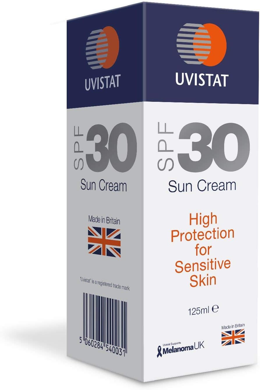 Uvistat Sun Cream SPF30 125 ml, 125 ml (Pack of 1)