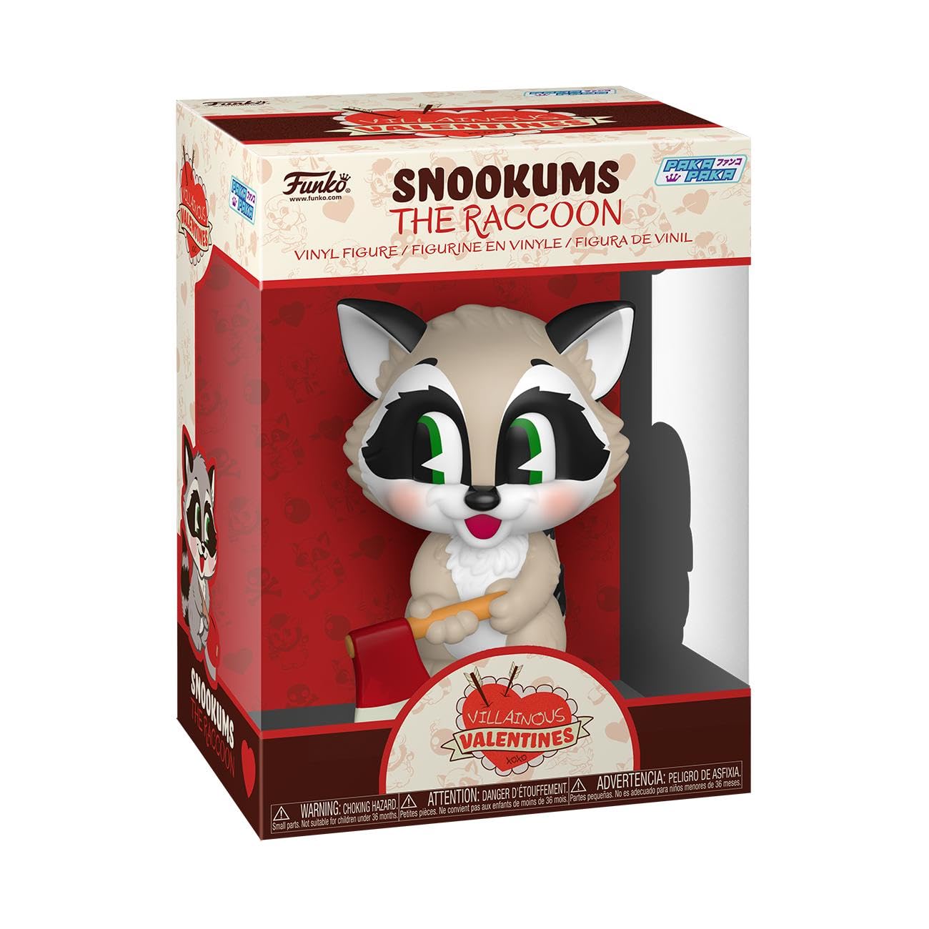Photo 1 of Funko Pop! Vinyl Figure: Villainous Valentines - Snookie The Raccoon