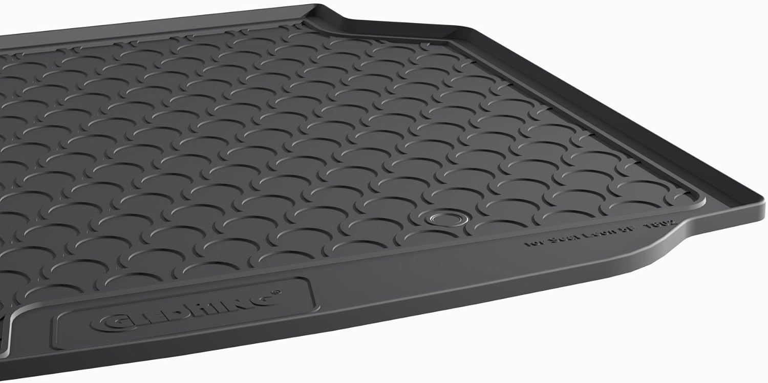 Gledring Rubbasol (Rubber) Boot Mat compatible with Seat Leon 5F 5-doors 2013-2020, Black - Image 3