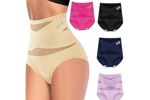 High-Waisted Shaping Panties for Women - Breathable Tummy Control & Butt Lifter Briefs for All-Day Comfort and Confidence 4f 