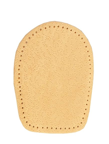 FabaCare Corbby Heel Cork Premium Schuheinlagen Leder orthopädisch Ferse, Fersenkissen aus Kork, Fersenkeil, Einlage für bequ