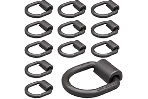 Mytee Products (12 Pack) 1/2" Heavy Duty Weld-On Forged D Ring 12,000 Lbs