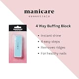 Manicare 3 Pack 4 Way Buffing Block for Nails - Shaping Smoothing Gloss view 2
