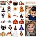 Halloween Temporary Tattoos for Kids - 150 Assorted Treat or Trick Halloween Fake Tattoo Stickers with Waterproof Cute Designs Pumpkin Ghost Monster for Girls Boys Children Party Favors Decor Goodies