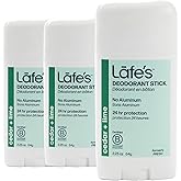 Lafe's Natural Deodorant | 2.25oz Aluminum Free Natural Deodorant Stick for Women & Men | Paraben Free & Baking Soda Free with 24-Hour Protection (Cedar & Lime 2.25 Ounce (3-Pack))