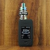 ModShield for Smok X PRIV 225W TC Silicone Case & Tank Band ByJojo XPRIV Cover Shield Wrap Skin Sleeve (Black)