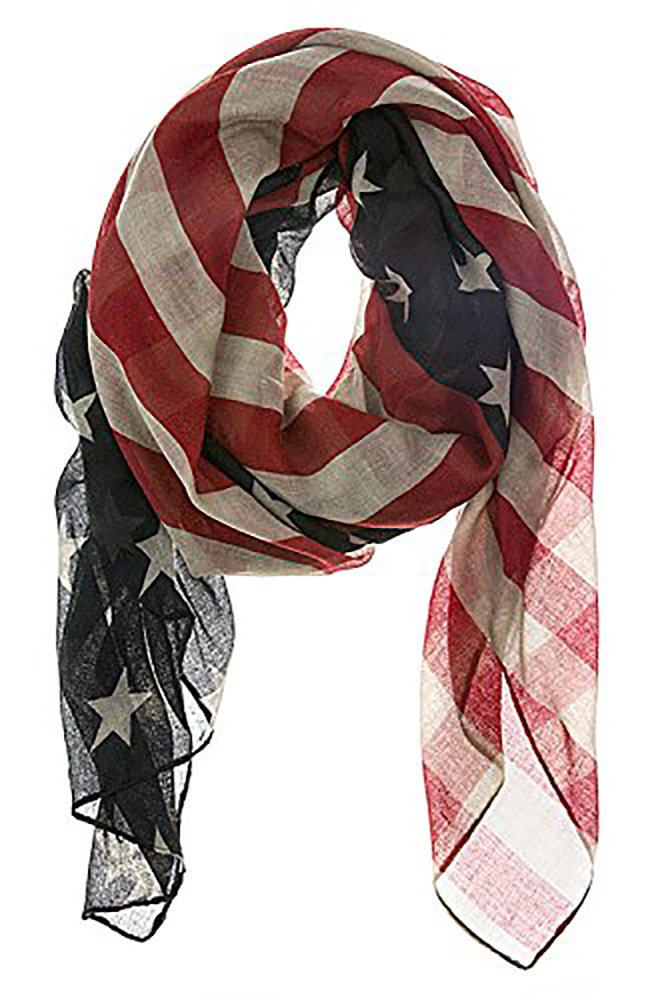 Photo 1 of LRRH Vintage American Flag Scarf