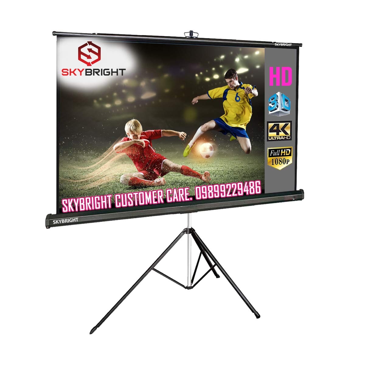 Skybright 3D/4K Ultra HD Projector Screen with Tripod Amazon.in