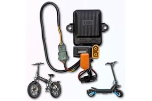 XT60 (USB C + USB A) Charging Port Adapter for E-Bike and Scooter, 12-108V Input, 2.4A Output, Compatible with GPS Tracker, P