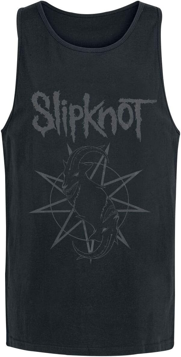 Goat Star Logo Men Tanktop Black, Regular