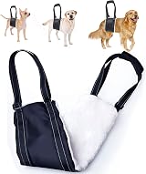 BRO Small Dog Mobility Sling Harness for Hind Legs Adjustable Lift Aid