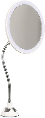 Espejo LED Flexible con Ventosa de Aumento Blanco