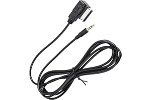 Ocr ® 6.6ft AMI MDI MMI AUX Cable Audi Music Interface Cable Adaptor Adapter with 3.5mm Jack for Audi VW Accessories Cellphon