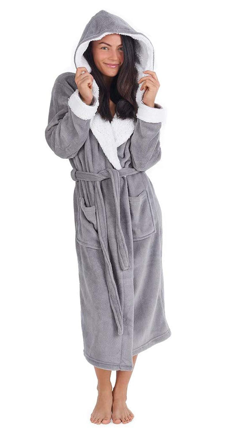 Peignoir Robe de Chambre en Polaire Femme Cadeau Femme