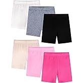 BOOPH Girls Bike Shorts Breathable Dance Shorts for Sports Underdress 2-10Y