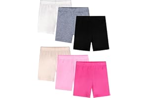 BOOPH Girls Dance Shorts Breathable Bike Shorts for Sports Play Underdress 2-10Y
