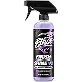 Ethos Finish Shine - Ceramic Detail Spray| Spray Wax For Car Detailing Quick Detail Car Wax | Waterless Car Cleaning & Hydrophobic Polymers | Clay Bar Lubricant | Ceramic Coating & Sealant