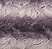 Tache 63 X 90 Inch Plush Charcoal Black Super Soft Striped Faux Fur Throw Blanket, Twin Size