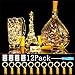 Cooo 2 Lamp Sets Wine Bottle Lights with Cork 20Led,6pre-Installed Battery, LED Fairy Lights Battery Operated DIY Room Party Christmas Halloween Wedding Birthday Dinner Bar Decor -Warm White