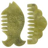 Healifty Massage Comb 2Pcs - Guasha Scalp