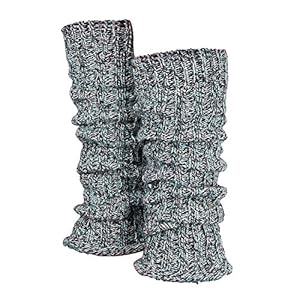 Tobeni 1 paar wollen beenwarmers voor dames, knuffelig, zachte beenwarmers