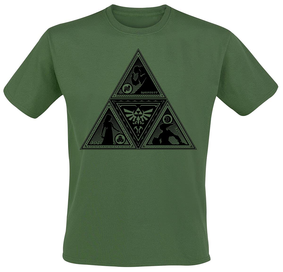 HEROES INC EUROPE B.V. T-Shirt Zelda Triforce M Black