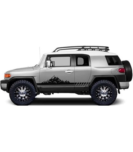 FJ CRUISER CAMPERS DAYS ステッカー 7枚セット Amazon.com: IKTOY Black Spare Tyre Cover Fits for 2007-2022