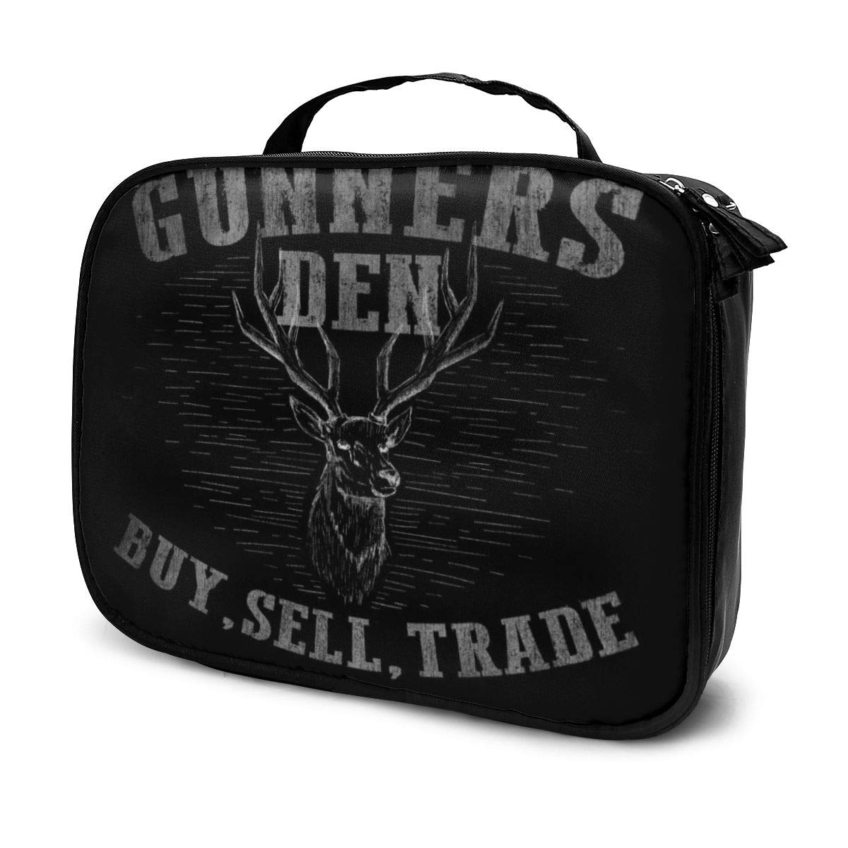 Multi-Functional Bag With Compartments Dawn Of The Dead Gunners Den Logo Professional Cosmetic Pouch Travel Kit Makeup Boxes Makeup Bag
