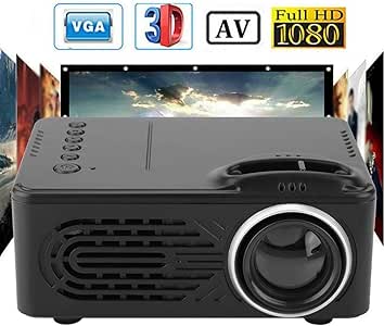 Mini proyector 1080P, 20000h LED 20-80 Pulgadas Pantalla Proyector ...