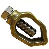 UL Listed, Heavy Duty Ground Rod Clamp Direct Burial, Sizes 1/2", 3/4", 5/8" (5 Pack) (Size 1/2")