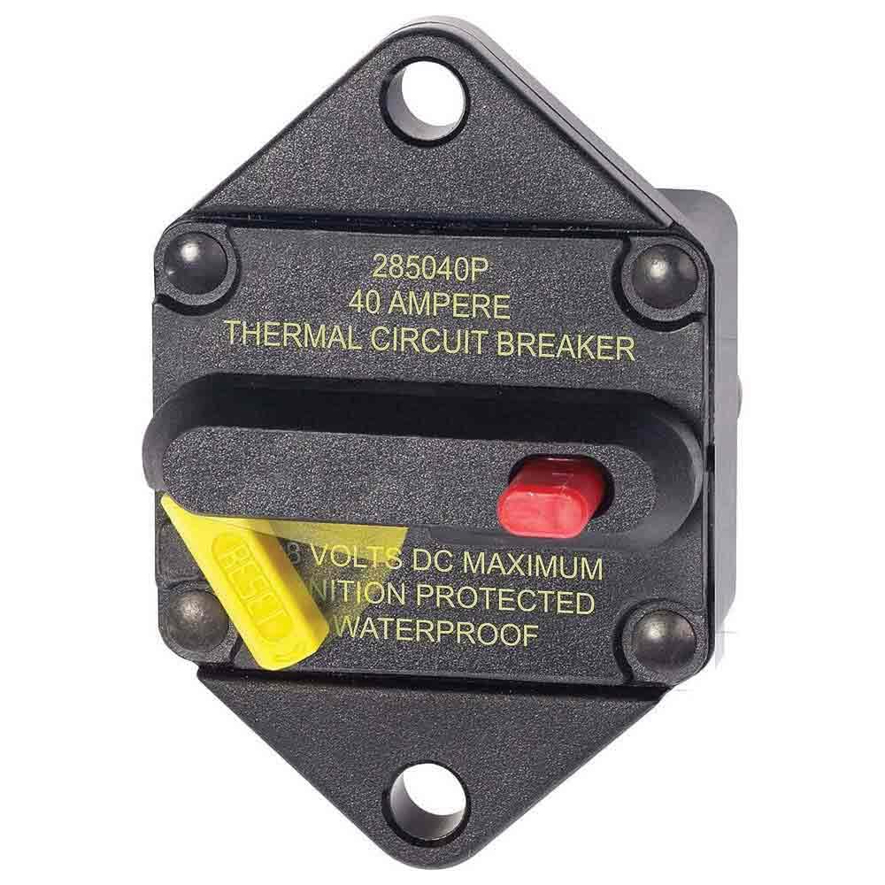 Photo 1 of Blue Sea Systems 7087 285 Series Thermal Circuit Breakers, Panel Mount, 48V DC, 100A