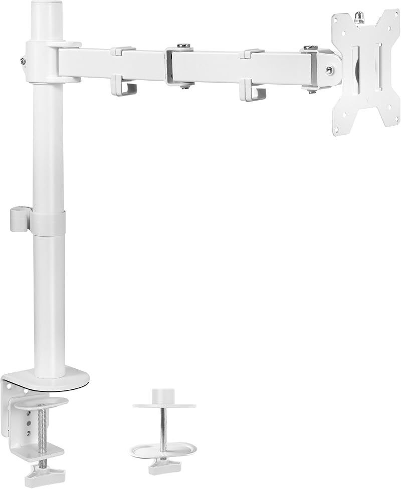 VIVO STAND-V001W Single Monitor Arm 32 inch 38 inch Ultrawide White