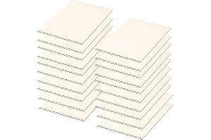 20 Pcs Beginners Wooden Loom, 5.91 x 8.66" Notched Weaving Loom Basket Weaving Tools, Rectangle Wood Weaving Boards, Cardboar