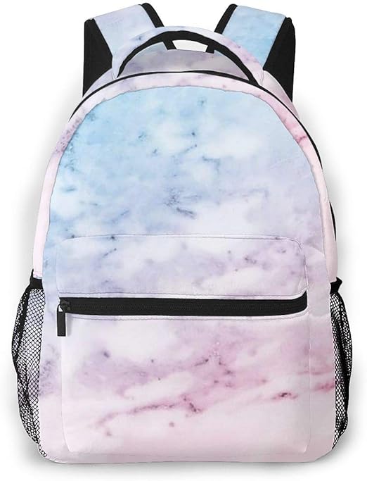 pink bookbags blue