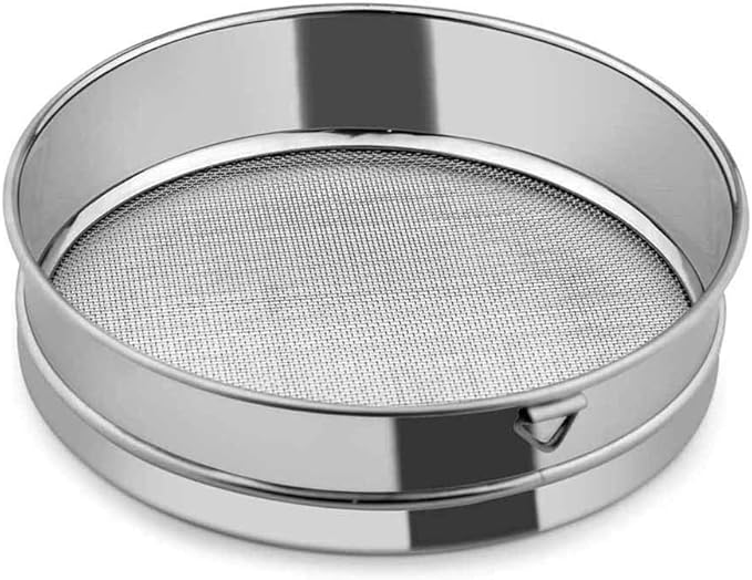 Buy Shreerang Stainless Steel Food Strainers (Atta Chalni) Flour Sieve Sifting Strainer Cake