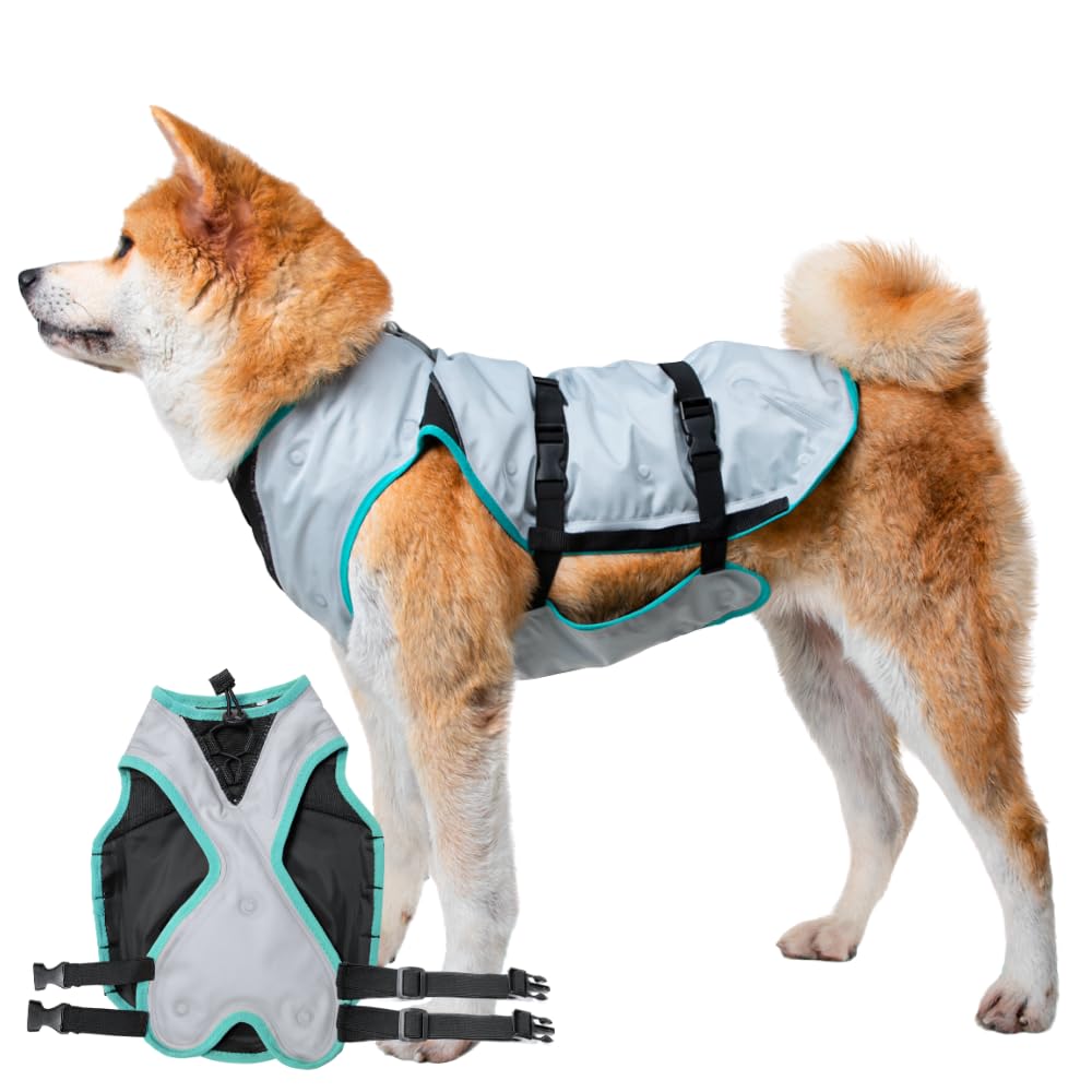 Suitical DRY Cooling Vest Dog, Large, Silver