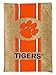NCAA Clemson University Burlap Garden Flag