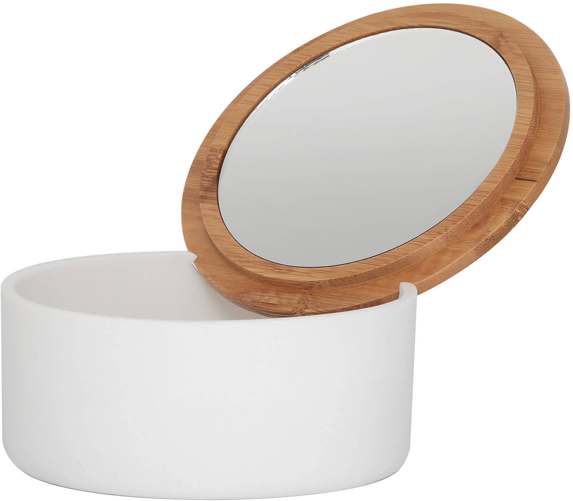 Sealskin Grace Jewellery Box, Polyresin, White, 13 x 6.5 x 13.3 cm