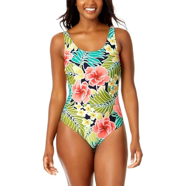 【nalu ☽さま専用】【Hurley】WOMENS ADVATG PLUS Hurley Women's UPF 50+ Sun Protection Floral One Piece Swimsuit