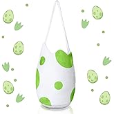 Dansydaisy Dinosaur Egg Trick or Treat Bag Halloween Costume Accessories Cute Standard Hatched Dinosaur Bucket with Handle Portable Reusable Bags Party Favors