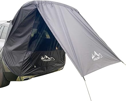 Amazon Notokoon テールゲート シェード オーニング テント 車用 旅行用 小型から中型 Suv用 ウインドーネット バックドア用 車用 カーテン 車中泊 アウトドア 車 カー用品 夏 虫よけネット 網戸 防虫 ブラック Notokoon タープ